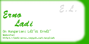 erno ladi business card